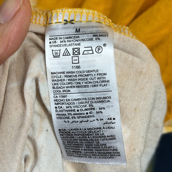 419. Old Navy palm tree maxi dress - Picture 7 of 9